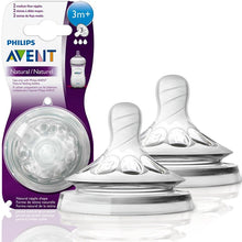 Load image into Gallery viewer, Philips Avent Natural Teat Medium Flow 2Pk