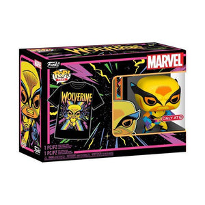 Funko POP! Marvel Tees X-Men - Wolverine (Blacklight) POP (Tee: Adult Size Medium)
