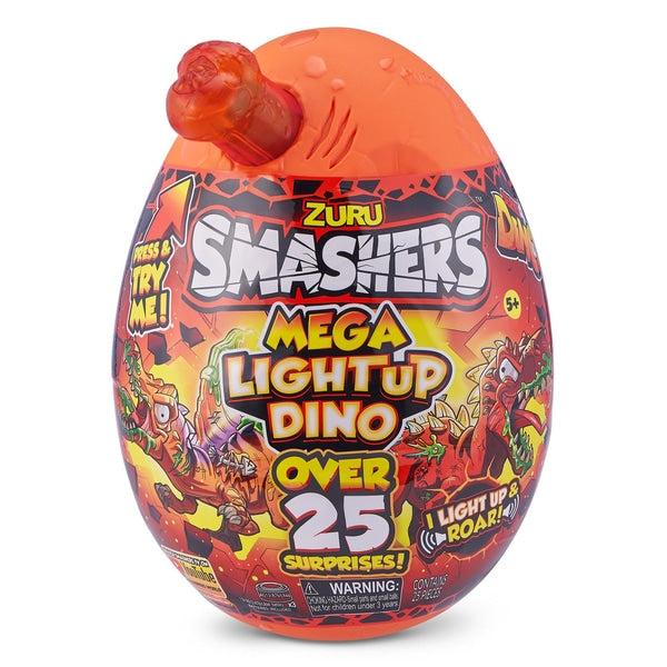 Smashers Mega Light up Dinosaur with over 25 Surprises by ZURU