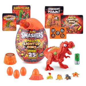 Smashers Mega Light up Dinosaur with over 25 Surprises by ZURU