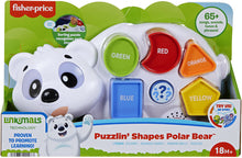 Load image into Gallery viewer, Fisher-Price Linkimals Puzzlin Shapes Polar Bear