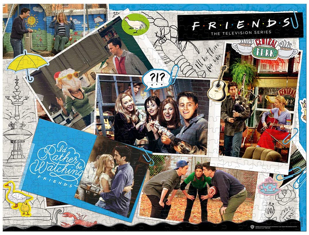 Friends Scrapbook 1000 Piece Jigsaw Puzzle