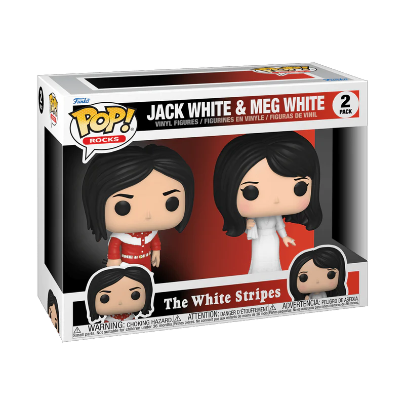 Funko Pop! Rocks The White Stripes Jack White And Meg White 2 Pack