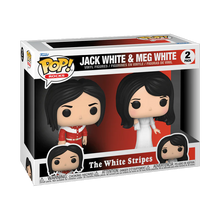 Load image into Gallery viewer, Funko Pop! Rocks The White Stripes Jack White And Meg White 2 Pack