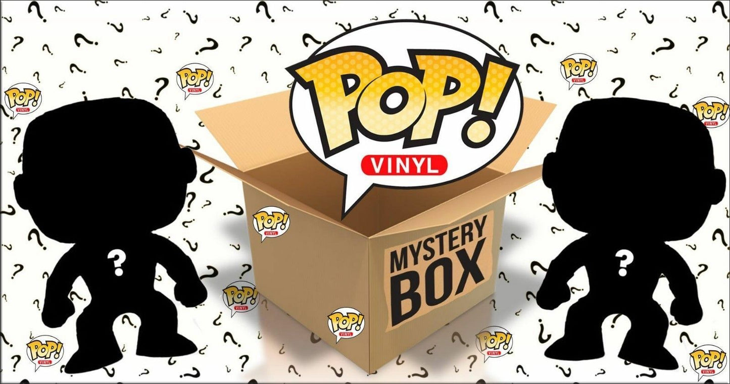 Funko Pop Mystery Box CONTAINING 6 POPS 1 EXCLUSIVE COLLECTIBLE