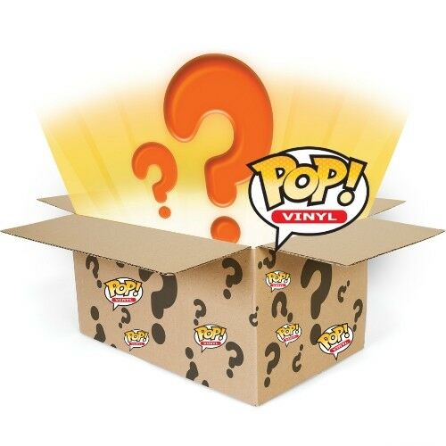 Funko Pop Mystery Box CONTAINING 6 POPS 1 EXCLUSIVE COLLECTIBLE