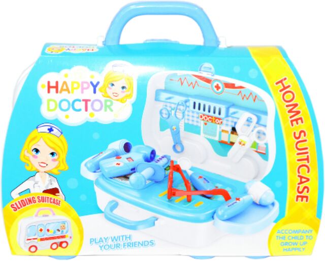 Happy Doctor Sliding Home Suitcase Playset