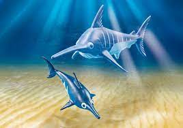 Playmobil Swordfish With Baby 9068 Action Figures