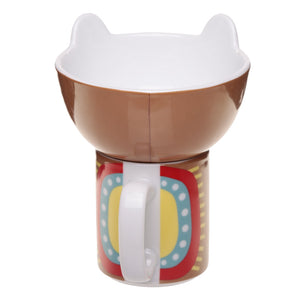 Children's Porcelain Mug and Bowl Set - Cute Llama