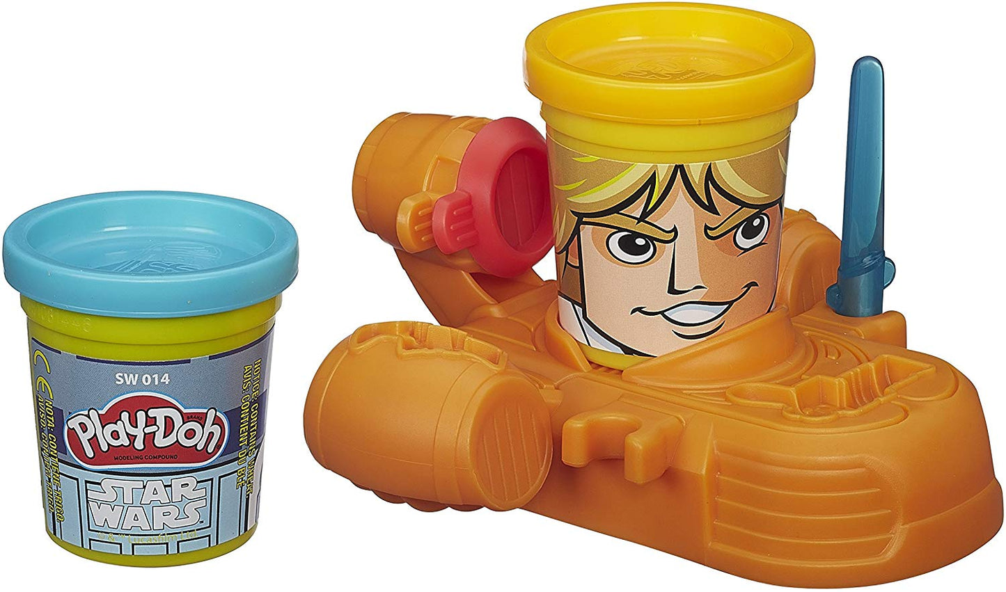 Play-Doh Can Heads Starwars Luke Skywalker And R2D2 Pack