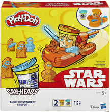 Load image into Gallery viewer, Play-Doh Can Heads Starwars Luke Skywalker And R2D2 Pack