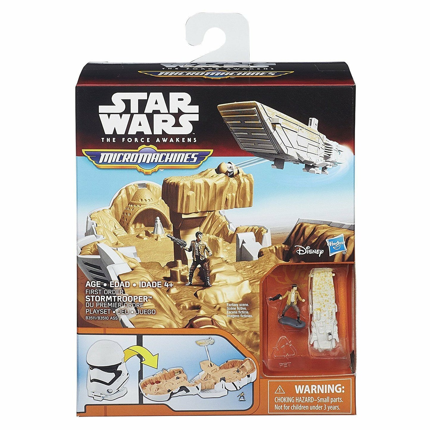 Star Wars The Force Awakens Micro Machines First Order Stormtrooper Playset