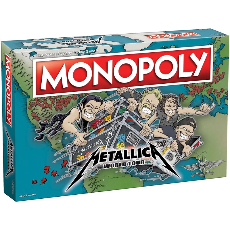 Monopoly Metallica World Tour Board Game