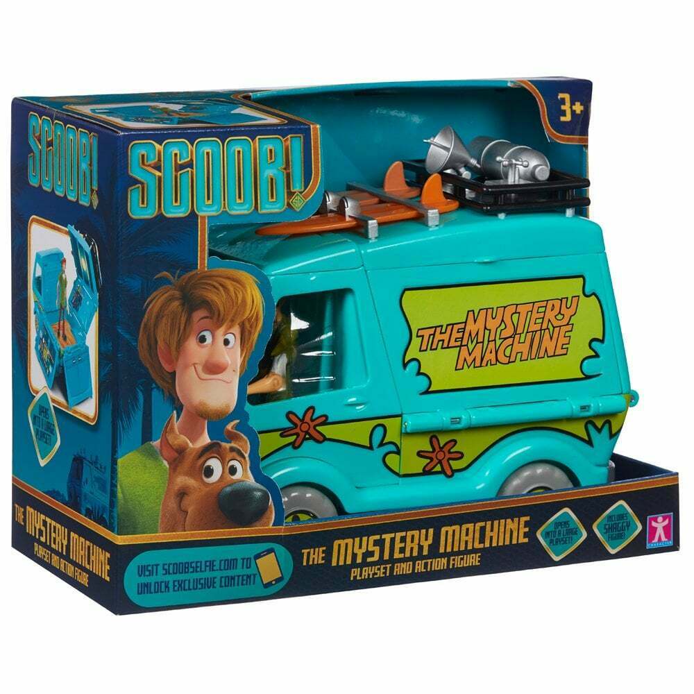 Scoobydoo scoob! mystery machine vehicle playset inc 5 shaggy figure