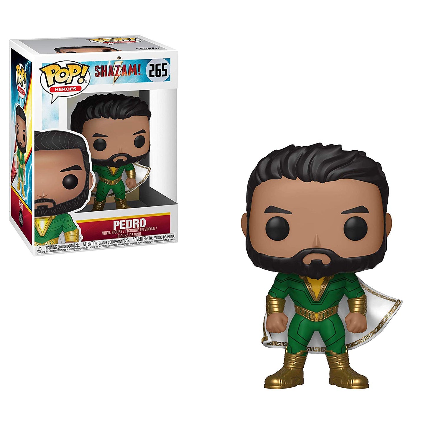 Funko POP Heroes DC Shazam Pedro 265 Vinyl Figure