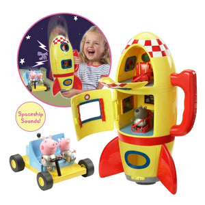 Pepp@ Pig Space Explorer Set with Moon buggy and 3 figures