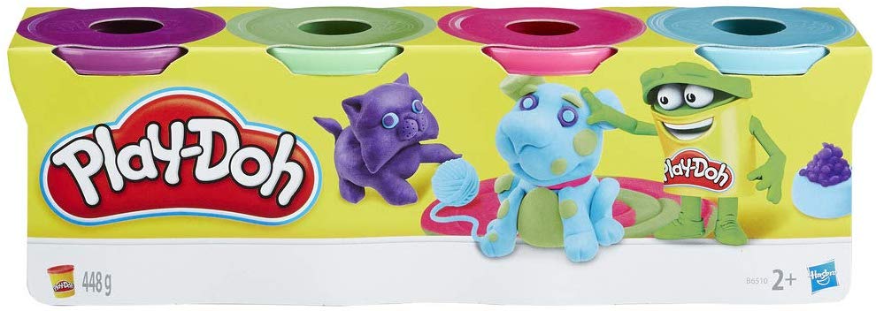 Play-Doh 4-Pack of Colours Various Styles