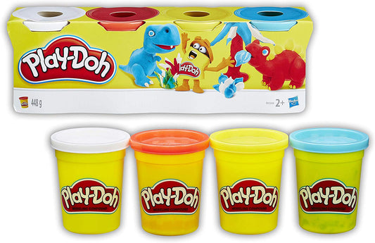 Play-Doh 4-Pack of Colours Various Styles