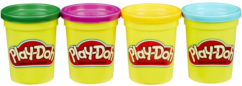 Play-Doh 4-Pack of Colours Various Styles