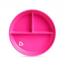 Munchkin Stay Put Suction Plate Pink