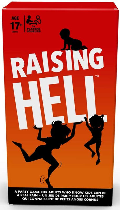 Raising Hell Board Game A Party Game For Adults Who Know Kids Can Be A Real Pain