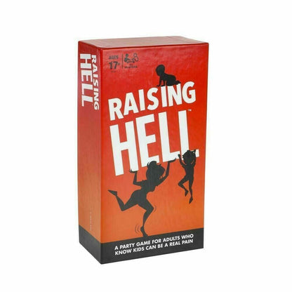 Raising Hell Board Game A Party Game For Adults Who Know Kids Can Be A Real Pain