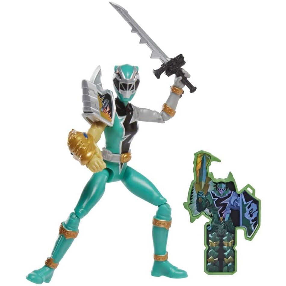 Power Rangers Dino Fury Green Ranger with Sprint Sleeve 15cm Action Figure