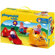 Load image into Gallery viewer, Playmobil 1 2 3 Childrens Playground 6748