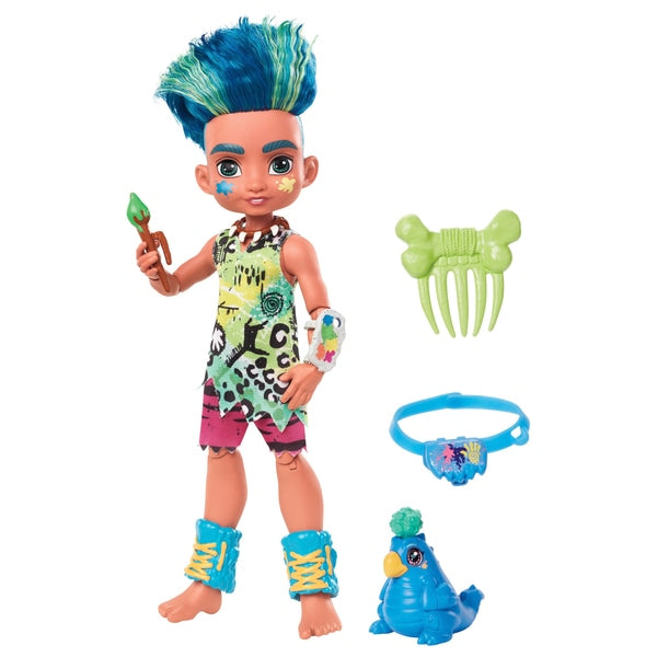 Cave Club Slate Doll With Pet Taggy And Accessories