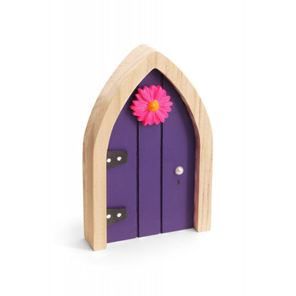 Irish Fairy Door Purple Door Playset Magical Fairy Garden Kit Kids NEW