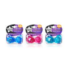 Load image into Gallery viewer, Tommee Tippee Closer To Nature Night Time Orthodontic Soothers 6 - 18 Months 1 Supplied