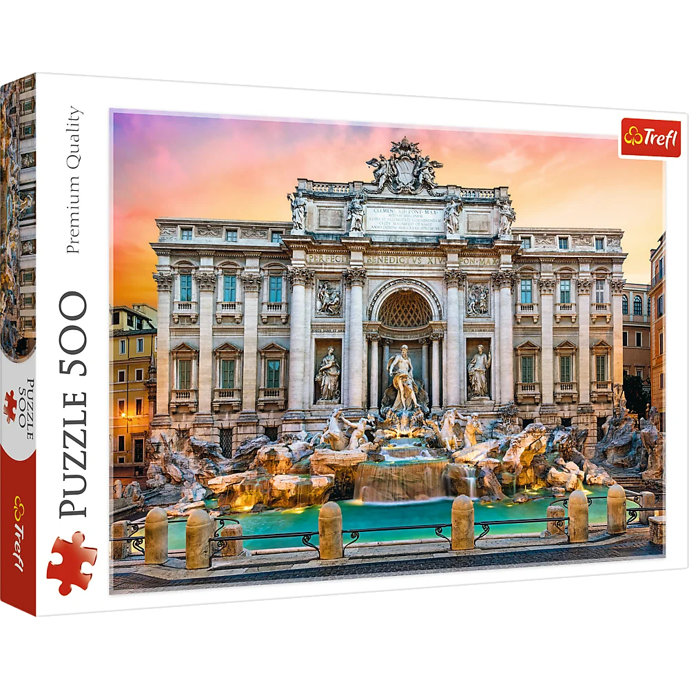 Trefl 500 Piece Fontanna Di Trevi Rome Jigsaw Puzzle