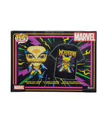 Funko POP! Marvel Tees X-Men - Wolverine (Blacklight) POP (Tee: Adult Size Medium)